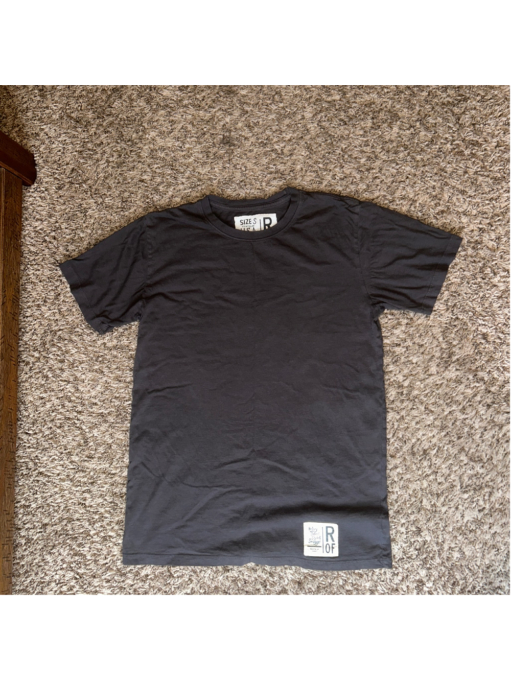 Men's Roots of Fight Cotton Short Sleeve Tee, Size S, Black 3 Pack Bundle